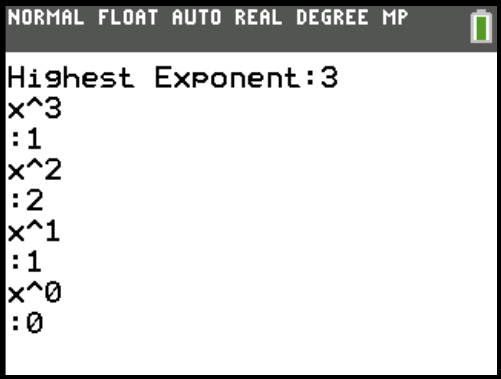 Polynomial Factoring